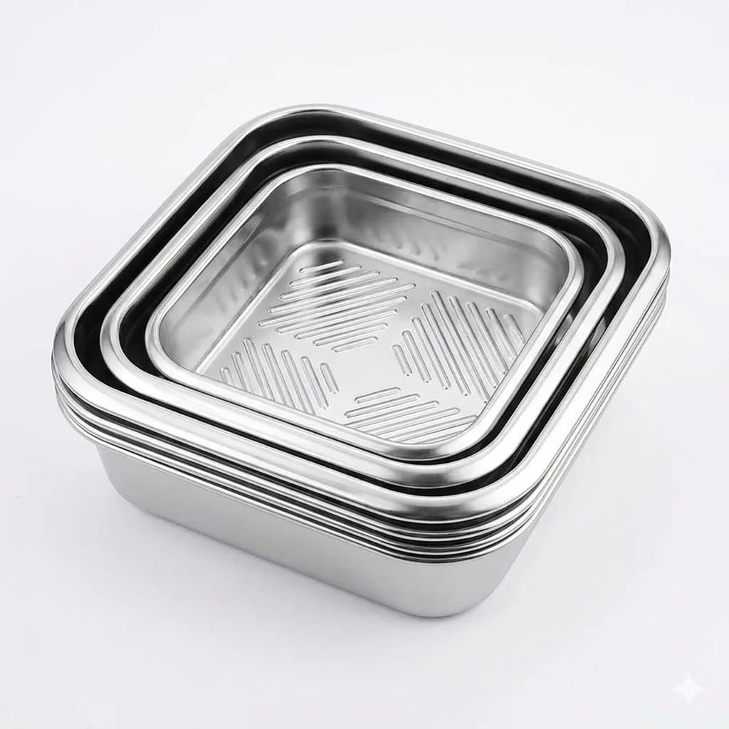 Three Piece Stainless Steel Set – Cookware Set(3pcs)