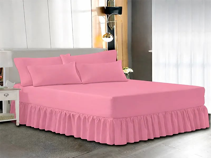 Frilled 5-Piece Bedding Combo – Elegant Bedroom Set