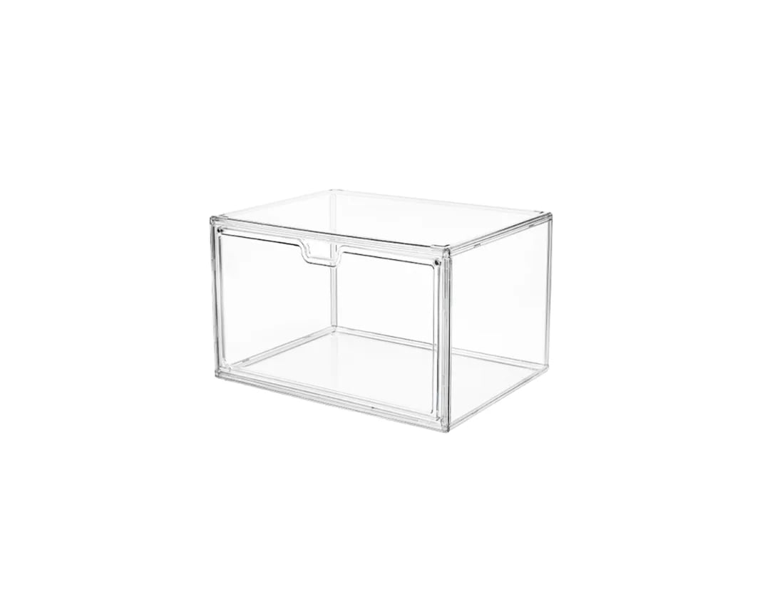 Acrylic Clear Shoe Box Handbag Storage Display Box Stackable Shoe Box