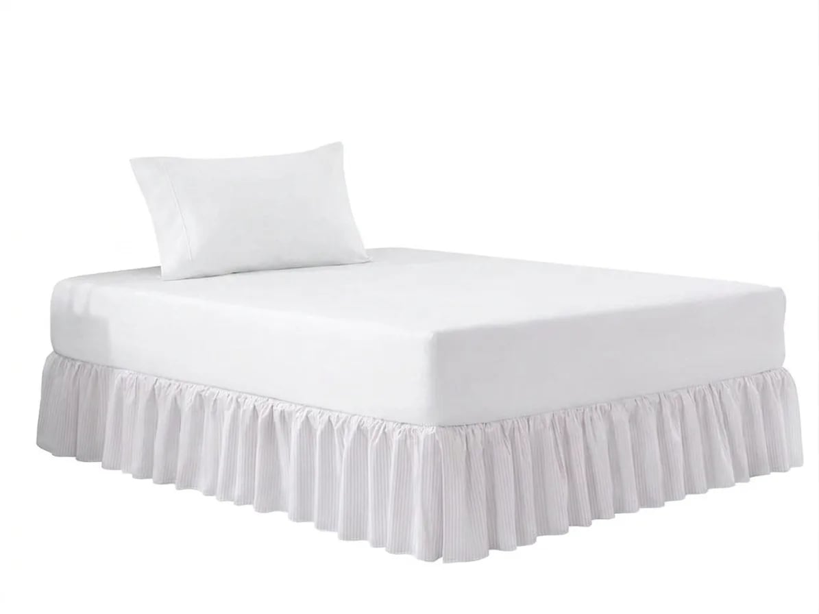 Frilled Fitted Sheet Set – 3 Piece Bedding