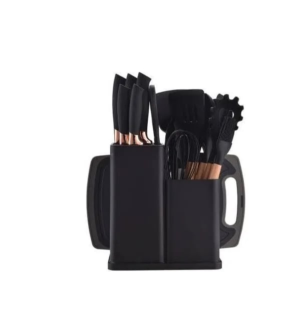Black Silicone Kitchenware Set
