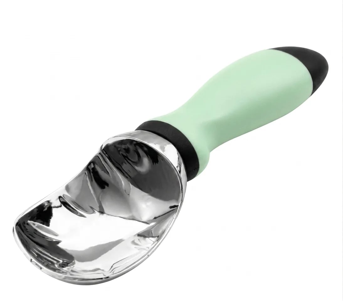 Heavy-Duty Ice Cream Scoop with Ergonomic Handle