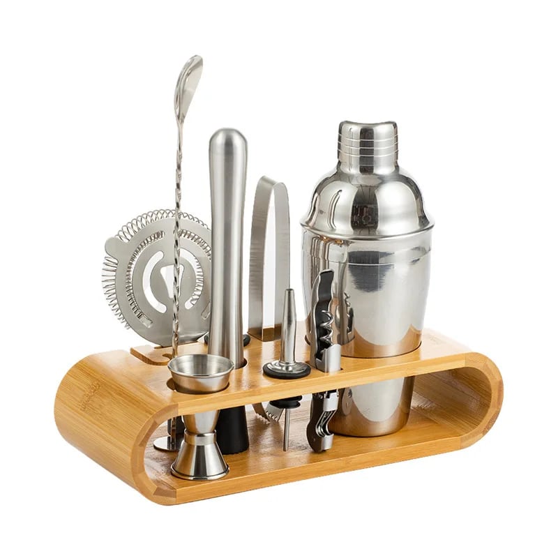 10-Piece Highest Quality Reusable Metal Bar Tools Stainless Steel