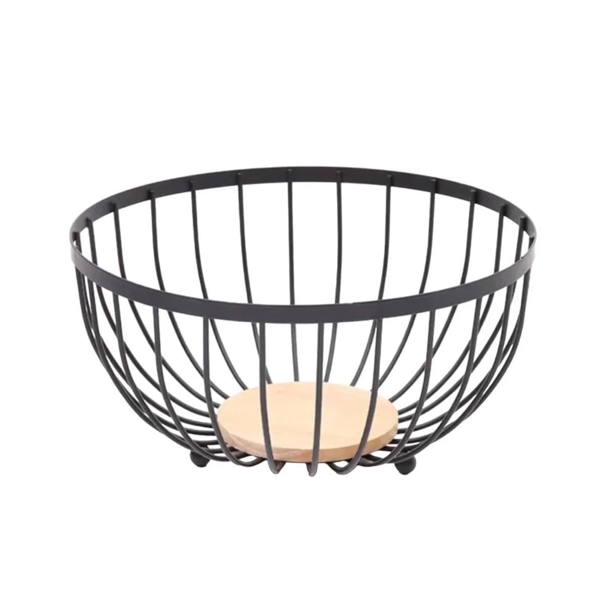 25CM Style Metal Fruit Basket - Household Decorative Bowl