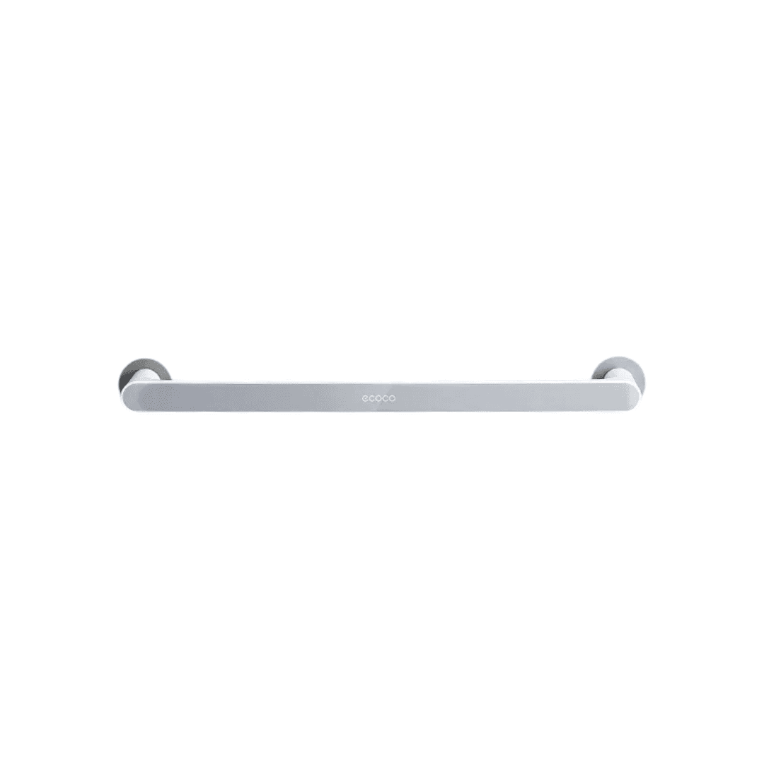 Wall Mounted Bathroom Towel Rack Organizer Storage Rack Towel Hanging - Grey