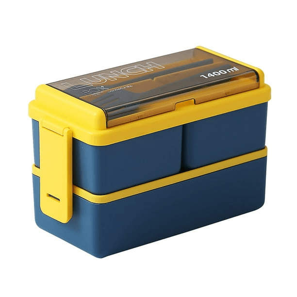 Double Layer Plastic Lunch Box