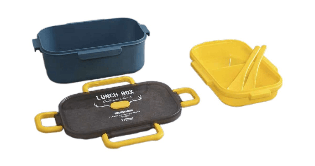 Lunchbox - Blue, Yellow