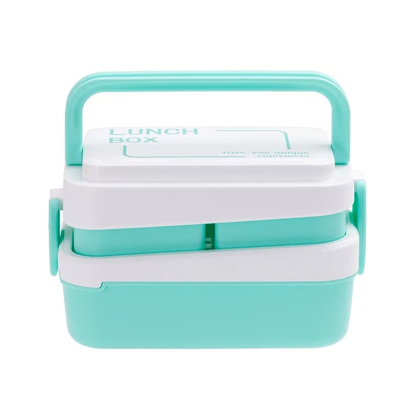 2 Tier Compartments Unique Lunchbox