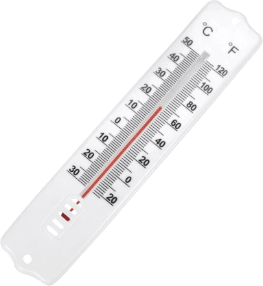 Plastic case Wall Thermometer Indoor Glass Thermometer