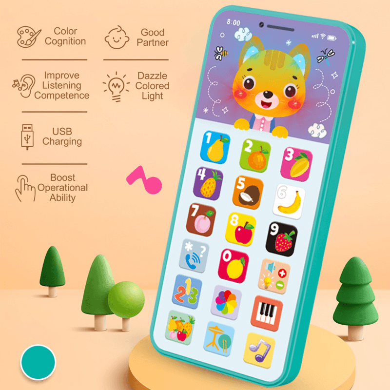 Mobile Phone Learning Toy with Sounds and Songs