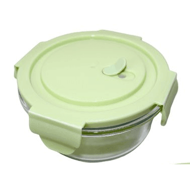 Leak-Proof Glass Round Food Containers -900ml