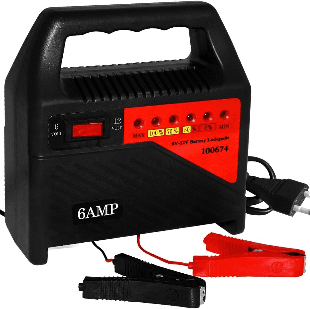 6 Amp Plastic Housing Battery Charger.