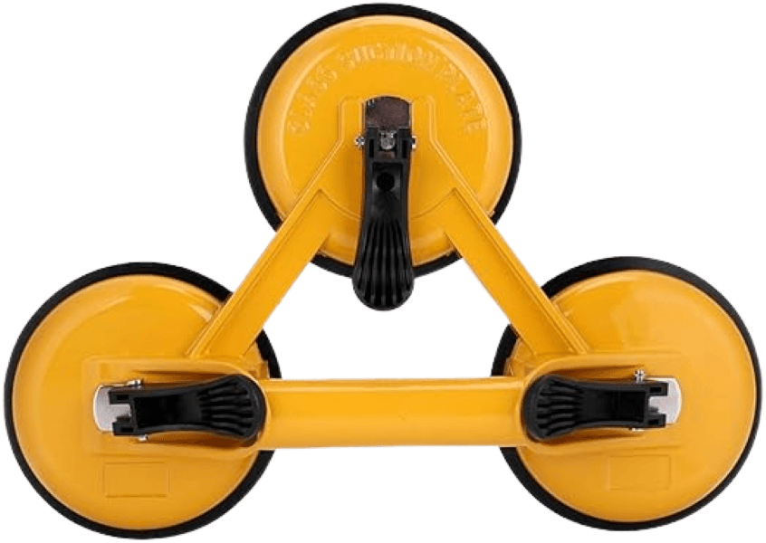Movable 3 Plates Suction Cup Glass Lifter