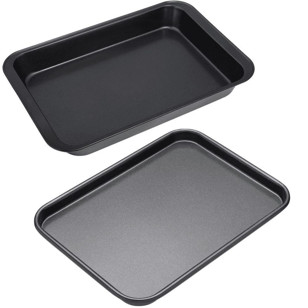 Home Kitchen Baking Pan & Tray Set of 2( 31cm, 37cm)