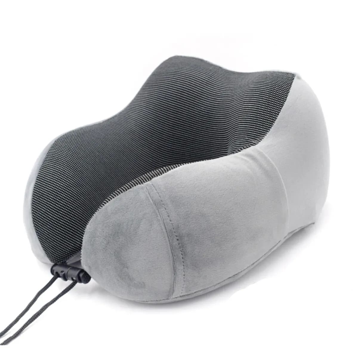 Premium Memory Foam Travel Neck Pillow - Grey
