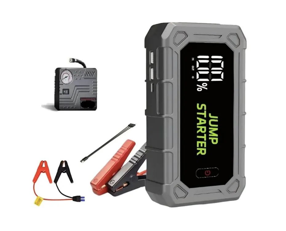 1000A Portable 12V Car Jump Starter with Torch