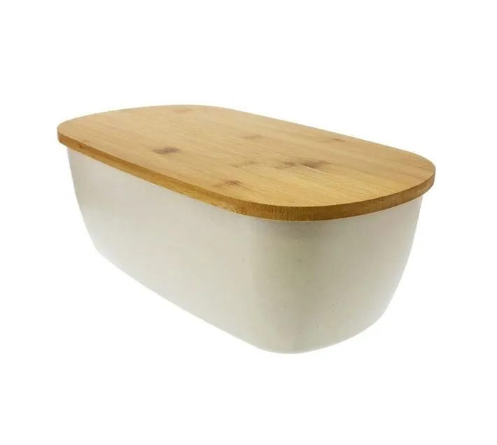Soul Kitchen Bamboo Fibre Bread Bin - White