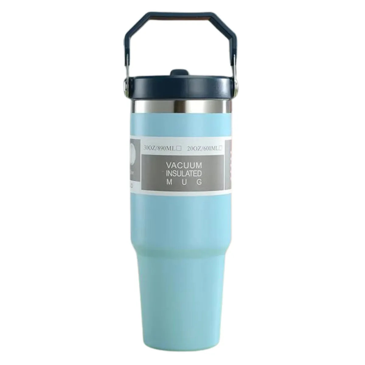 Stainless Steel Straw Cup Tumbler with Straw Lid