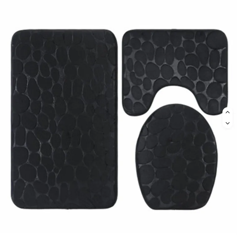 Anti-slip Floor Mat Three-piece Set Kitchen Bathroom