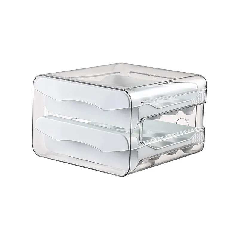 Double-Layer Drawer Egg Storage Box