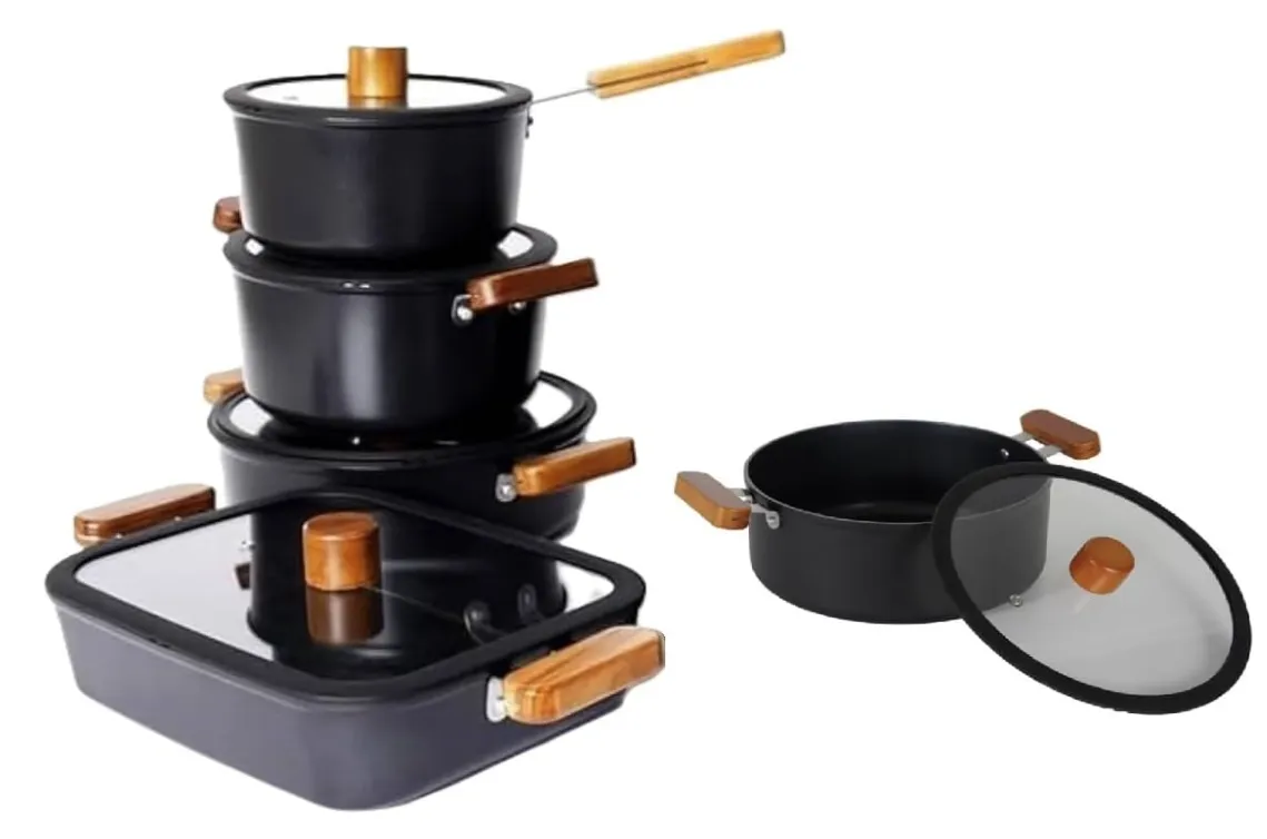 10 PCS Non-stick Casserole Pot Set