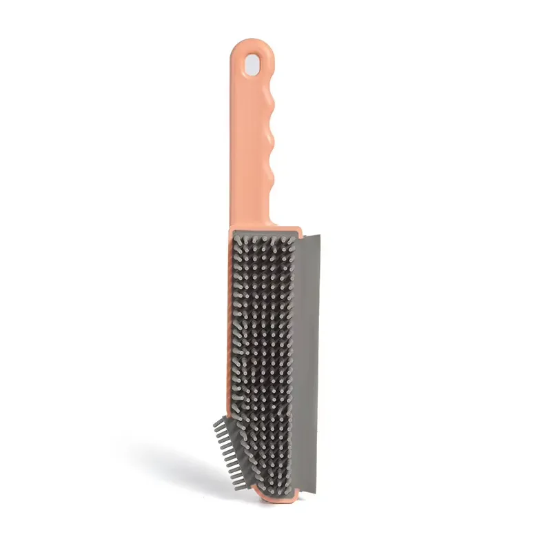 Multi-Function 3-in-1 Cleaning Brush Set Pink Bathroom Floor