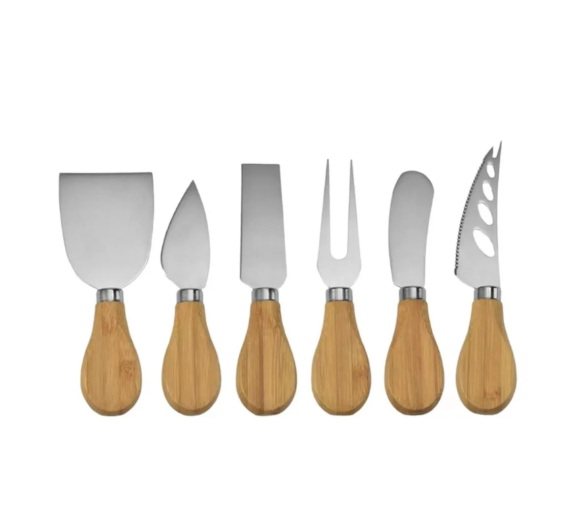 Stainless Steel 6 Pieces Cheese Knife Set