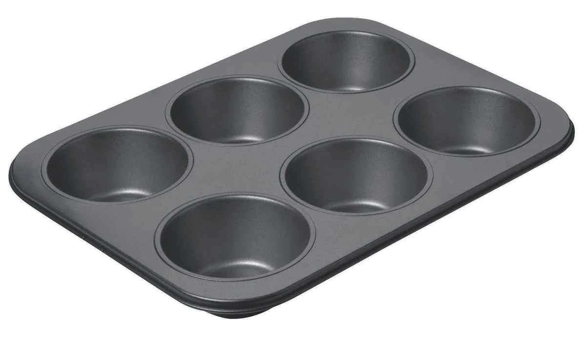 6-Hole Non-Stick Giant Muffin Pan