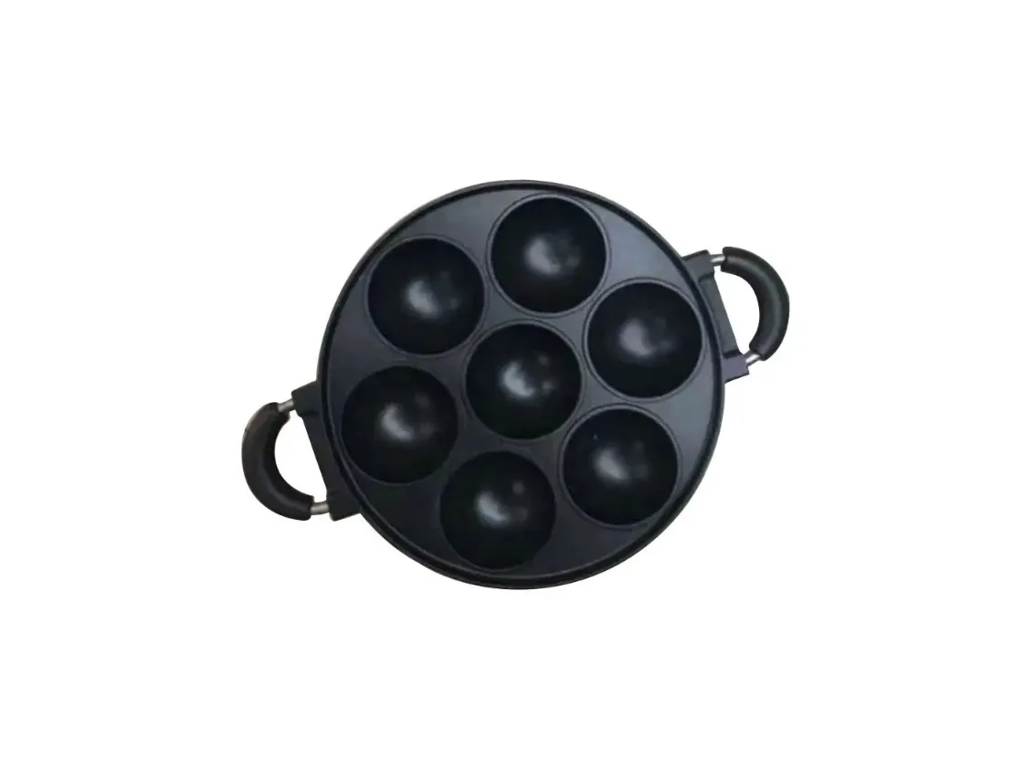 7 Hole Fast Heating non-stick Pan