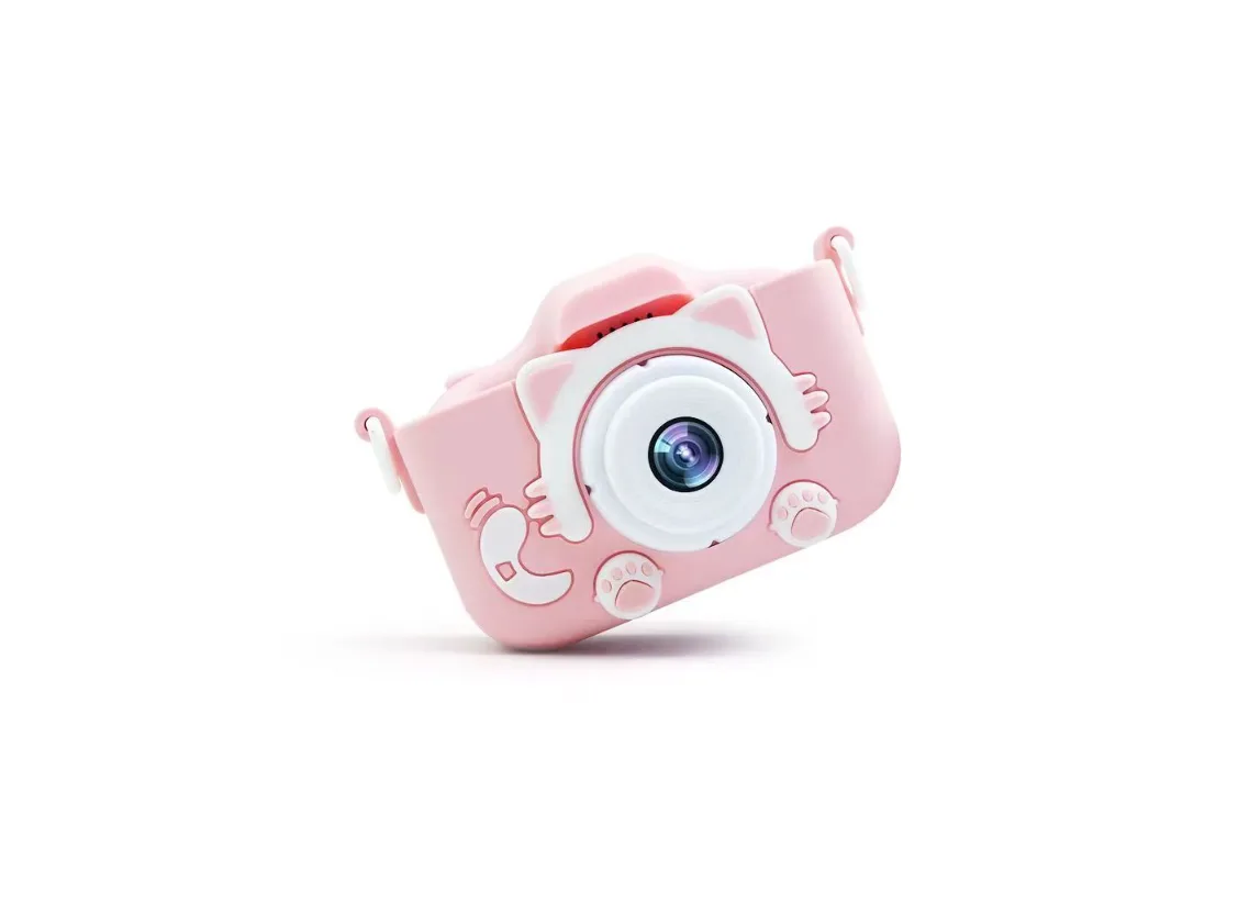 Mini Portable Rechargeable Digital Camera for Kids- Pink