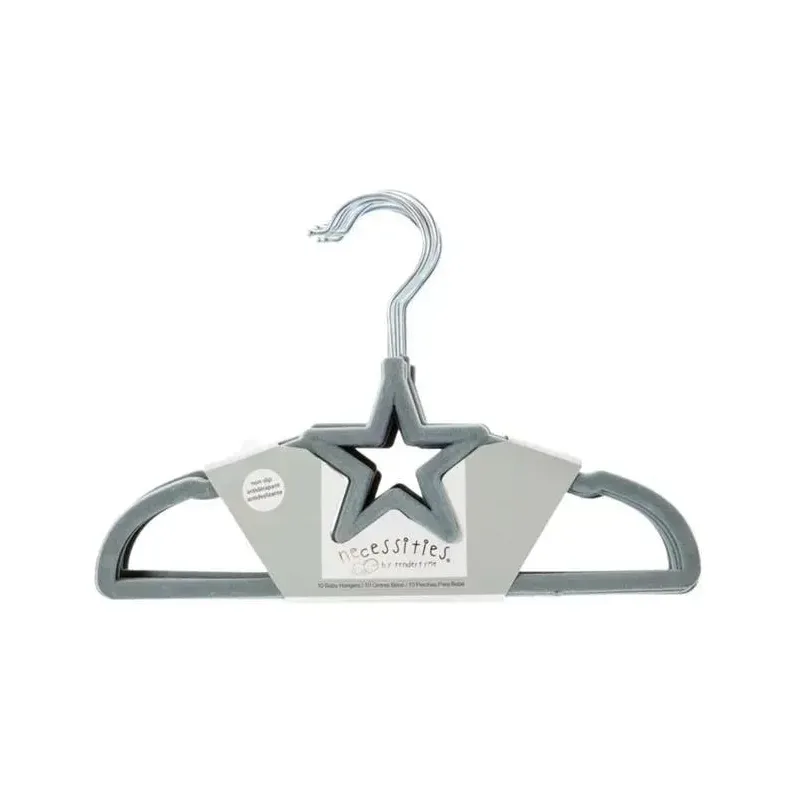 10 PIECES KIDS VELVET HANGER-BLUE