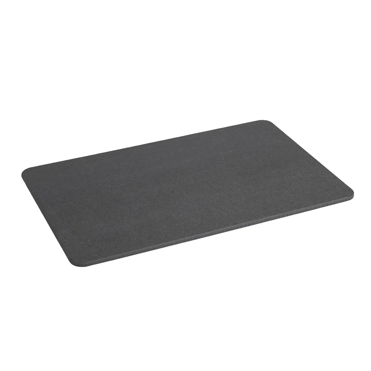 Stone Bath Mat Dark Grey – Absorbent Non-Slip Bathroom Mat