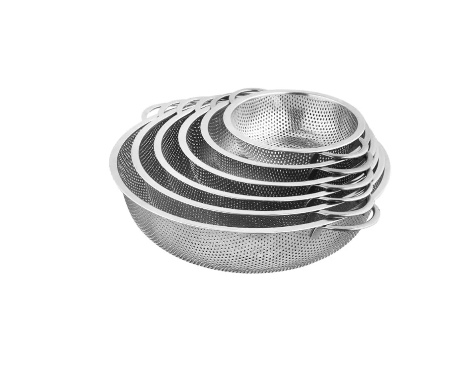 6 Pcs Stainless Steel Colander Bowl Set